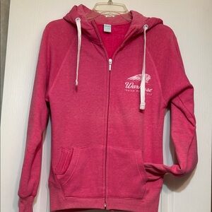 Pink Zip-Up Hoodie